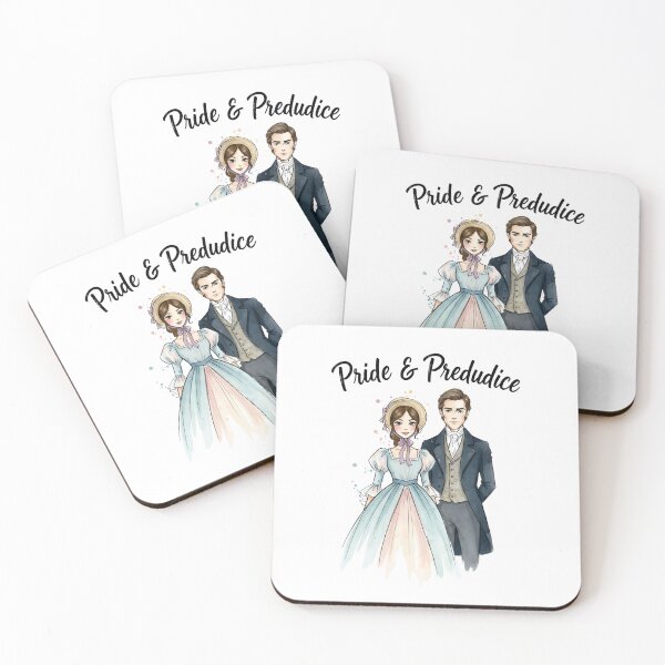 Item preview, Cute Pride and Prejudice Anime Style Character Illustration designed and sold by Fenay Designs.