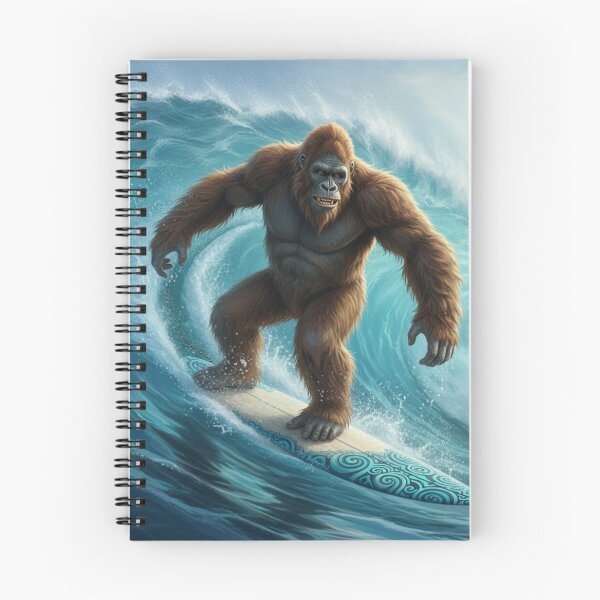 Item preview, Epic Surfing Bigfoot – Legendary Sasquatch Wave Rider designed and sold by LintonGriffin.