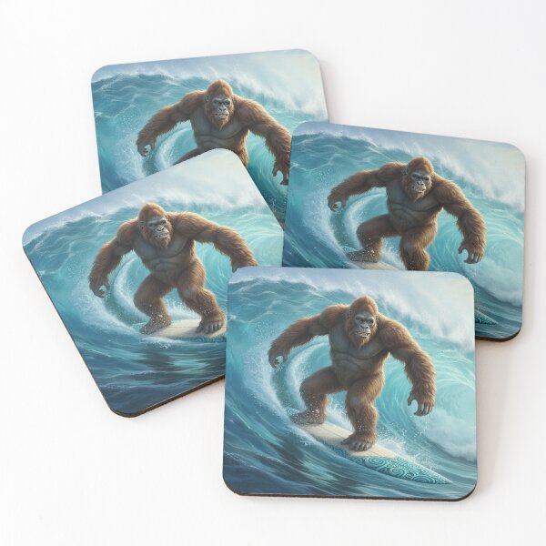 Item preview, Epic Surfing Bigfoot – Legendary Sasquatch Wave Rider designed and sold by LintonGriffin.