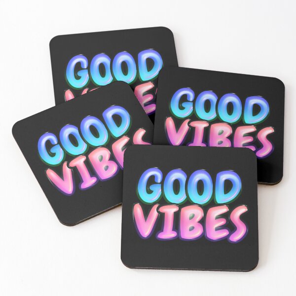 Item preview, Good Vibes bubble Style Text designed and sold by Vinji-art.
