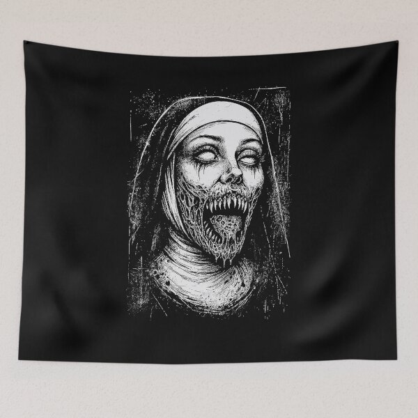 Item preview,  Horror Creepy Nun  designed and sold by CapSoulCo.