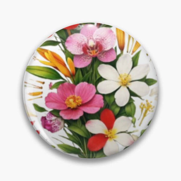 Item preview, Colorful Botanical Flower | Petals and Sepals Illustration designed and sold by Fabrifrank.
