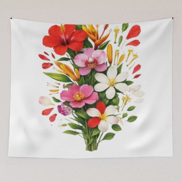 Item preview, Colorful Botanical Flower | Petals and Sepals Illustration designed and sold by Fabrifrank.