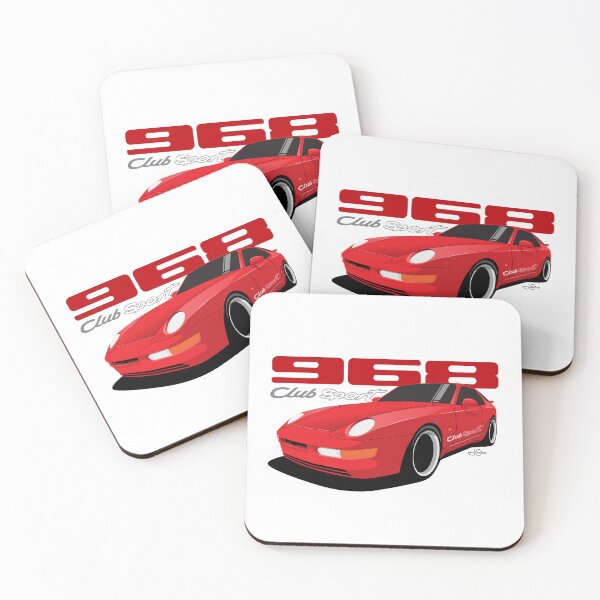 Item preview, Red 968 Club Sport Illustration designed and sold by blackdogshop.