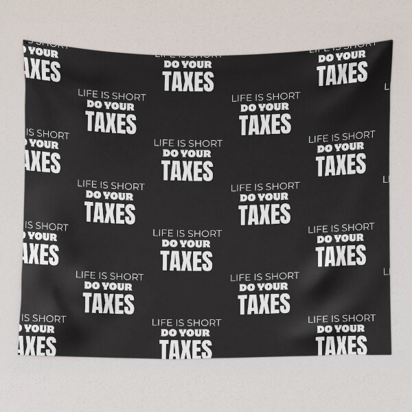 Item preview, Funny Tax Accountant Shirt – Life Is Short Do Your Taxes – CPA & Tax Season Humor Gift designed and sold by arceeddesign.