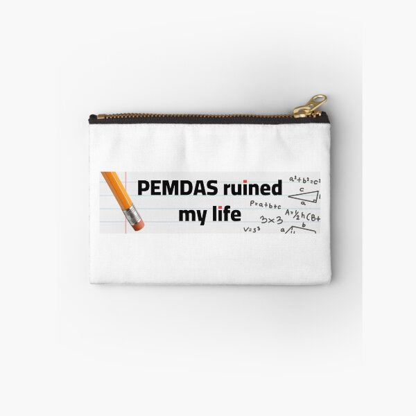 Item preview, PEMDAS ruined my life funny bumper sticker funny shirt designed and sold by Toothbrushh.