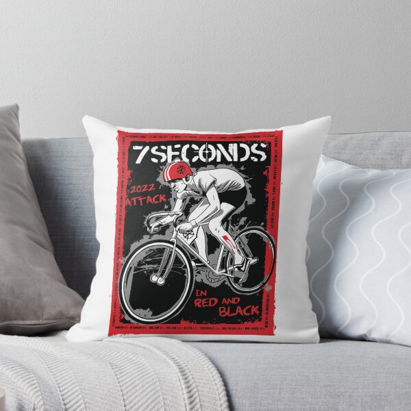 Item preview, 7 Seconds Tour T-Shirt - Hardcore in Red and Black designed and sold by rockfanatic.