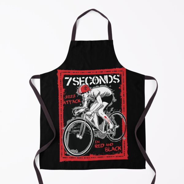 Item preview, 7 Seconds Tour T-Shirt - Hardcore in Red and Black designed and sold by rockfanatic.