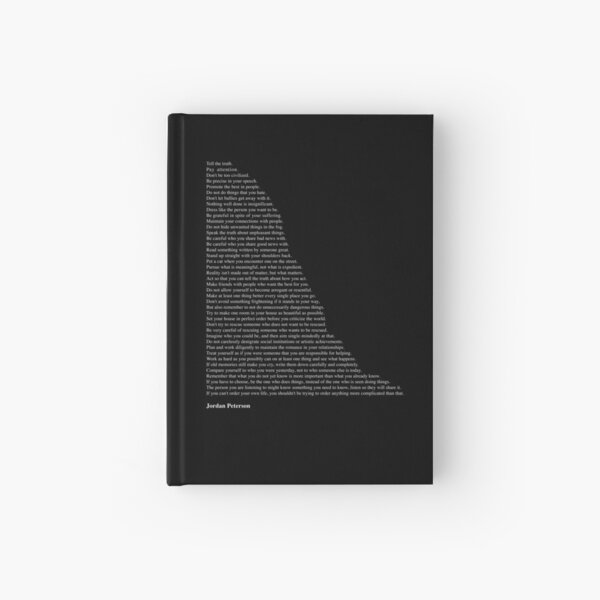 Quotes by Jordan Peterson Hardcover Journal