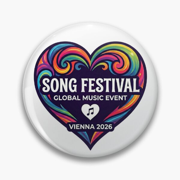 Item preview, Eurovision Song Contest Vienna 2026 – “The beating heart of Europe” designed and sold by ArtNR.