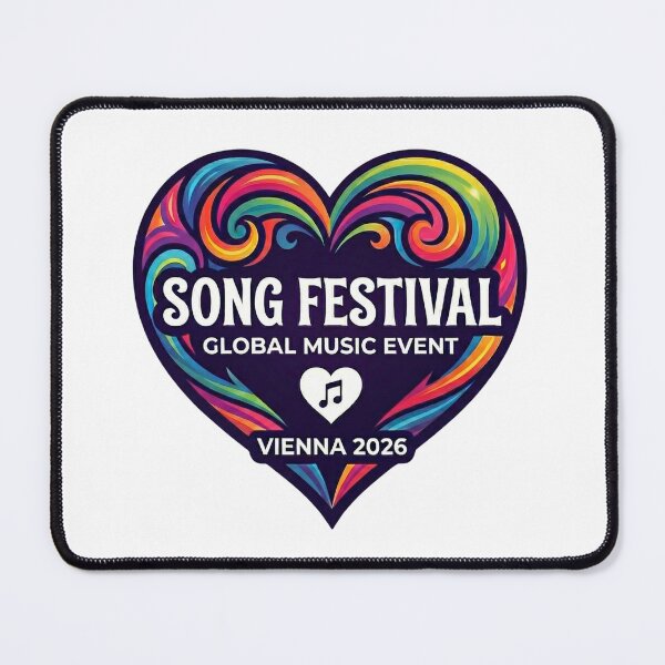 Item preview, Eurovision Song Contest Vienna 2026 – “The beating heart of Europe” designed and sold by ArtNR.