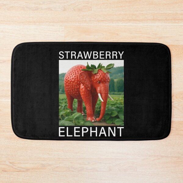 Item preview, Strawberry Elephant Funny Meme designed and sold by CapSoulCo.