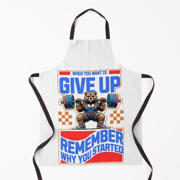 Item preview, Motivational Gym Bear - When You Want To Give Up Bear Squat designed and sold by Abaseen.