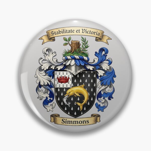 Item preview, The Simmons Family Coat of Arms designed and sold by BagTown Clans.