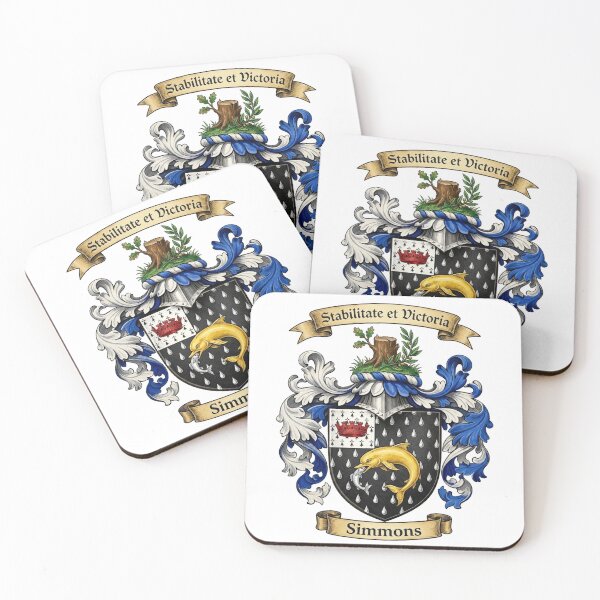 Item preview, The Simmons Family Coat of Arms designed and sold by BagTown Clans.