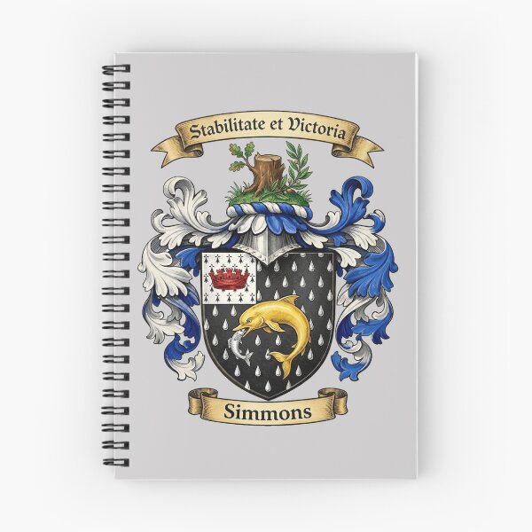 Item preview, The Simmons Family Coat of Arms designed and sold by BagTown Clans.