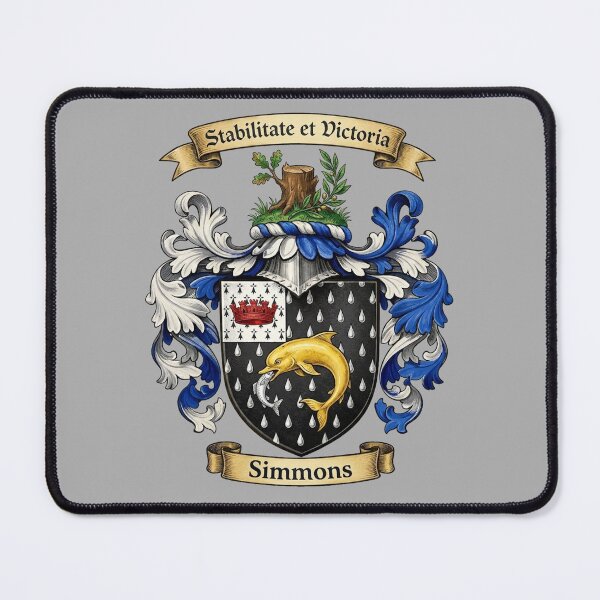Item preview, The Simmons Family Coat of Arms designed and sold by BagTown Clans.