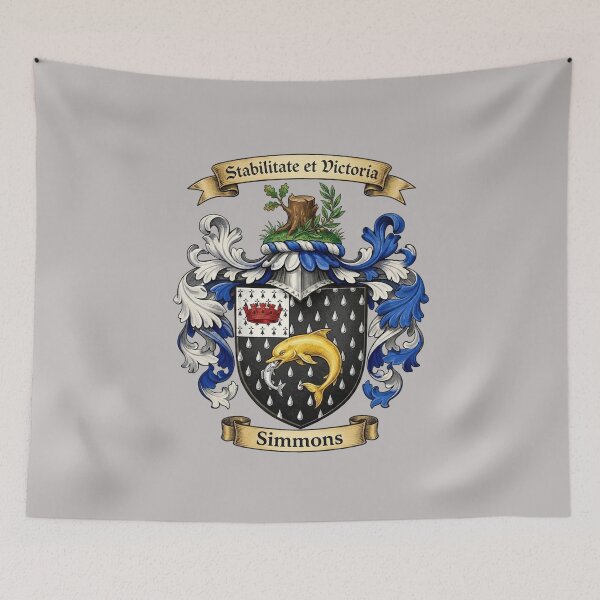 Item preview, The Simmons Family Coat of Arms designed and sold by BagTown Clans.