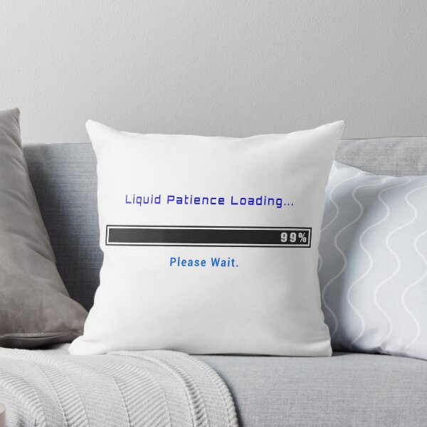 Item preview, Retro DOS Liquid Patience Loading Computer Progress Bar designed and sold by FunFitLife Studio.