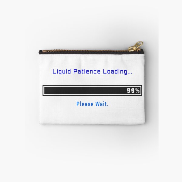 Item preview, Retro DOS Liquid Patience Loading Computer Progress Bar designed and sold by FunFitLife Studio.