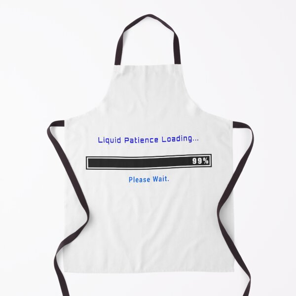 Item preview, Retro DOS Liquid Patience Loading Computer Progress Bar designed and sold by FunFitLife Studio.