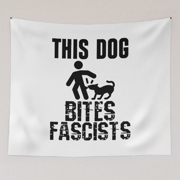 Item preview, This Dog Bites Fascists designed and sold by chaoticwhims.