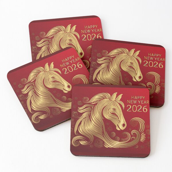 Item preview, Golden Horse Lunar New Year 2026 designed and sold by Blue Horse Photo Magic.