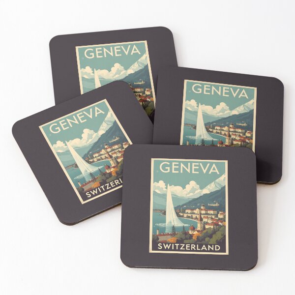 Item preview, Geneva - Switzerland  designed and sold by GoodOldVintage.