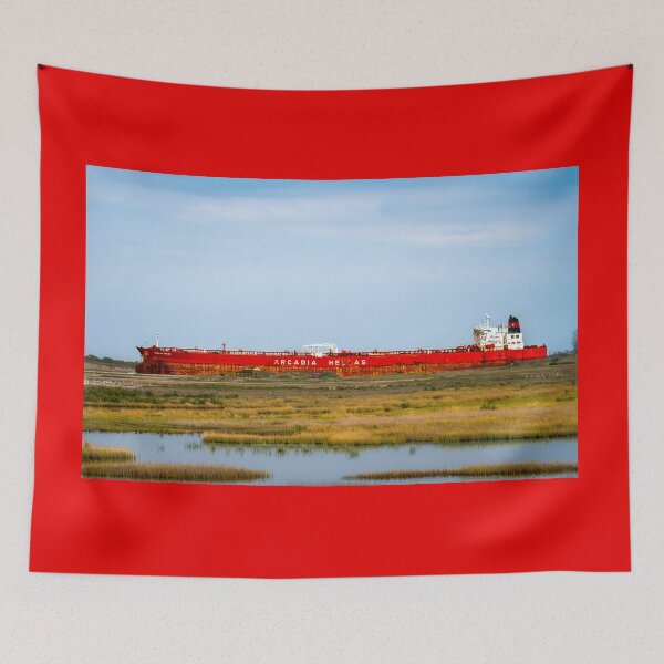 Item preview, Aegean Dream Tanker at Port Aransas Texas designed and sold by Debra Martz.