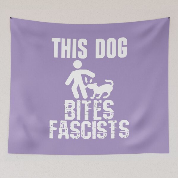 Item preview, This Dog Bites Fascists designed and sold by chaoticwhims.