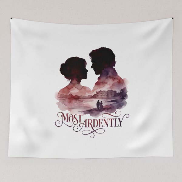 Item preview, Most Ardently Romantic Silhouette Literary Art designed and sold by Fenay Designs.