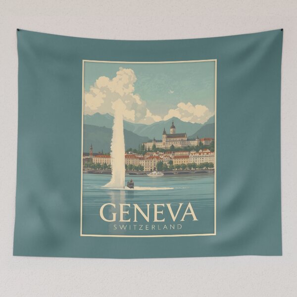 Item preview, Geneva - Switzerland  designed and sold by GoodOldVintage.
