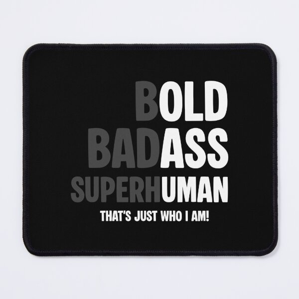 Item preview, Bold Badass Superhuman designed and sold by NQArtist.