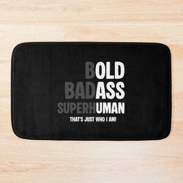 Item preview, Bold Badass Superhuman designed and sold by NQArtist.