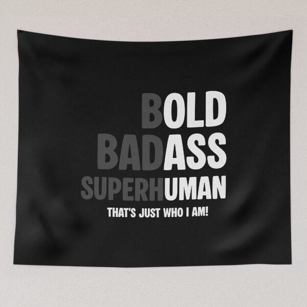 Item preview, Bold Badass Superhuman designed and sold by NQArtist.