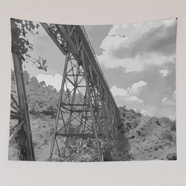 Item preview, Train bridge somewhere in Africa designed and sold by KAUKUDESIGNS.