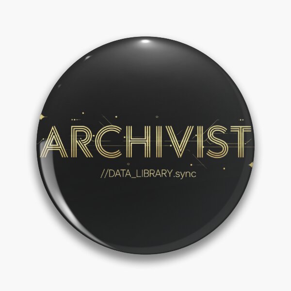 Item preview, Archivist Gold Tech Data Minimalist Design designed and sold by NEØS.
