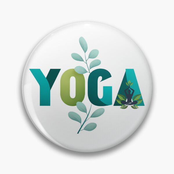 Item preview, Minimalist Yoga Pose with Botanical Leaves designed and sold by LoudVictory.