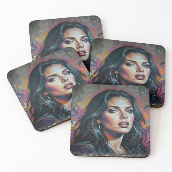 Item preview, Urban Graffiti Portrait with Bold Colors and Contemporary Art Energy designed and sold by FotoworldEdel.