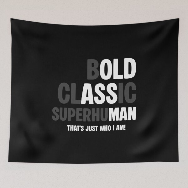 Item preview, Bold Classic Superhuman designed and sold by NQArtist.