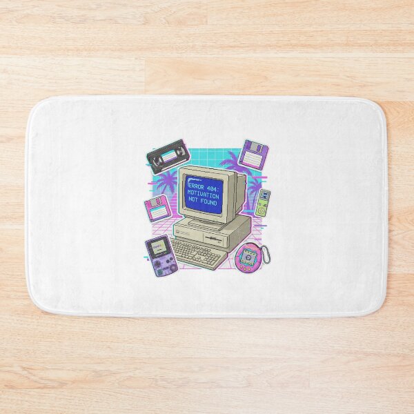 Item preview, Error 404 Motivation Not Found Retro 90s Aesthetic designed and sold by GeekGuysShop.