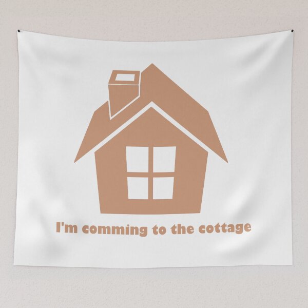 Item preview, I'm Coming to the Cottage Sticker and t-shirt designed and sold by Khalid lq.