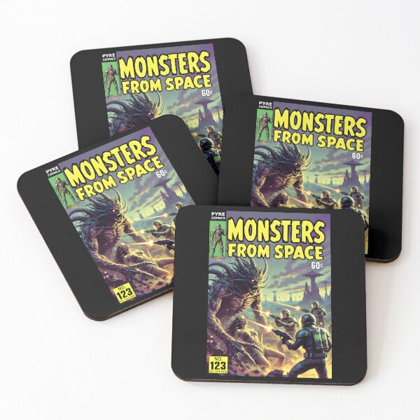 Item preview, Monsters From Space designed and sold by Aleksandar Kostjuk.