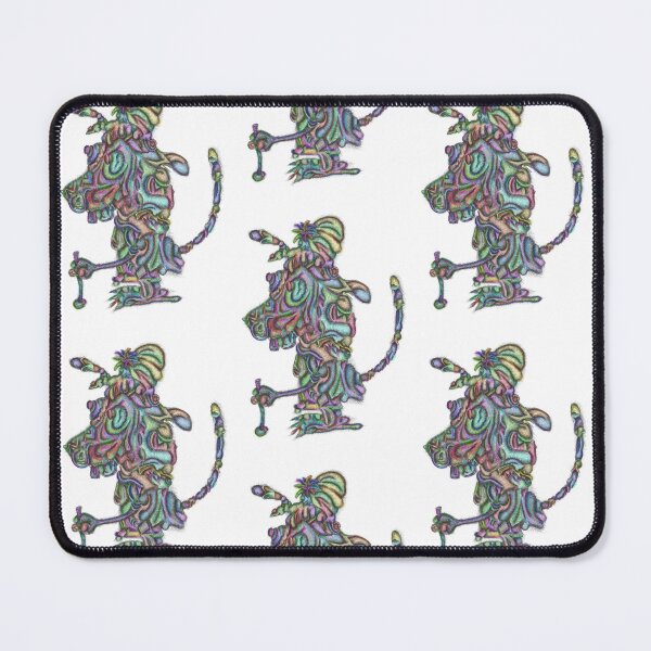Item preview, Mrs. Dog abstract portrait designed and sold by liquid-print.