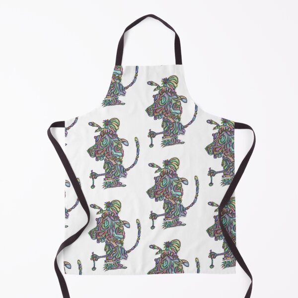 Item preview, Mrs. Dog abstract portrait designed and sold by liquid-print.