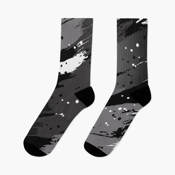 Item preview, Monochrome Brush Strokes with Splatters designed and sold by Andrew  Hitchen.