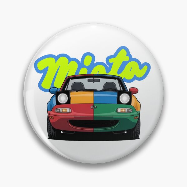 Item preview, Colorful Retro Sports Car Illustration / Miata Lovers designed and sold by Fuel-Shirts.