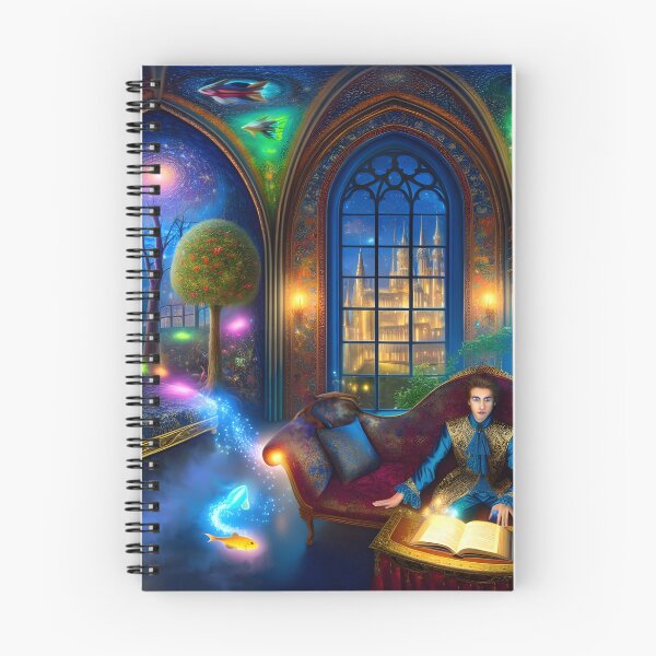Item preview, The Alchemy of Fantasy: Midnight Hour in the Magic Library designed and sold by KunstGeist.
