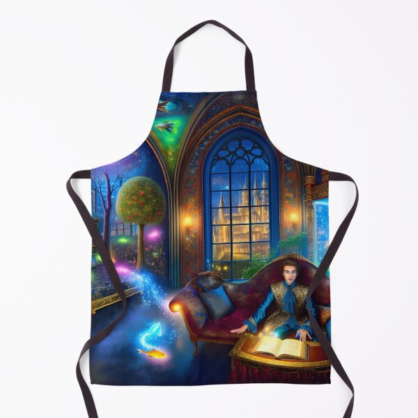 Item preview, The Alchemy of Fantasy: Midnight Hour in the Magic Library designed and sold by KunstGeist.