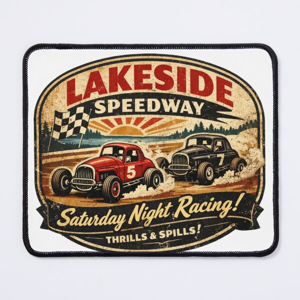 Item preview, Lakeside Speedway designed and sold by Rebel Design Works.
